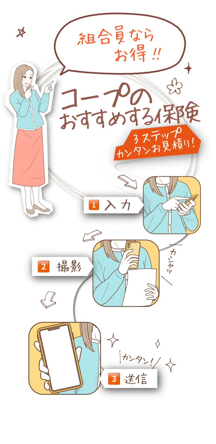 ３ステップカンタン見積り！簡単見積り入力撮影送信